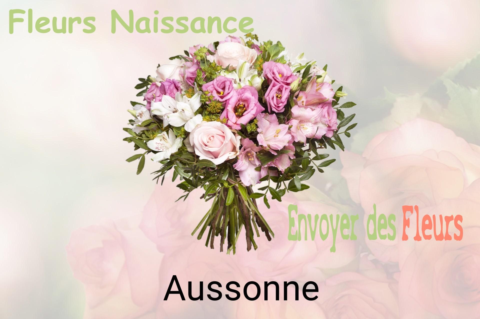 Bouquet de fleurs de naissance livré à Aussonne